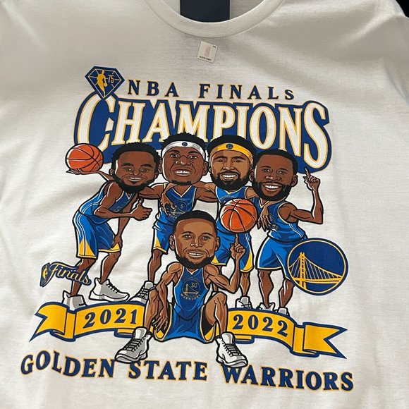 Golden State Warriors 2022 NBA Championship Caricature Shirt by Fanatics Size XL - Picture 4 of 9